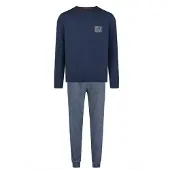 Phil&Co. Pyjama long bleu denim