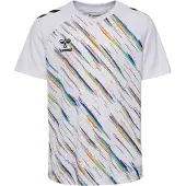 Hummel T-Shirt fonctionnel bleu / jaune / vert / blanc