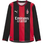 Puma Maillot 'AC Milan Authentic' rouge / noir