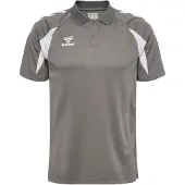 Hummel Polo Hmlcore 2.0 - gris acier/blanc, taille : XS