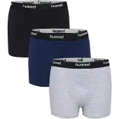 Hummel Sous-vêtements 'Nalle' bleu foncé / gris clair / noir / blanc cassé