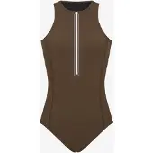 WALLIEN Maillot de bain sport 'Yemaya' marron