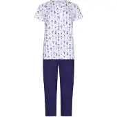 Pastunette Pyjama 'Pyjama with buttons' bleu foncé