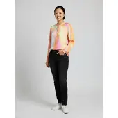 Salzhaut Chemisier 'Bloom' azur / vert clair / orange / rose clair