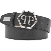 Philipp Plein Ceinture noir / argent