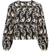 Object Mya Re Long Sleeve Blouse Noir 38 Femme