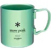 Snow Peak Mug en titane double paroi 450