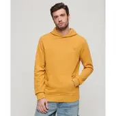 Superdry pour homme. M2012362A Sweat à capuche vintage jaune à effet délavé (XL), Casuel, Coton, Manche longue