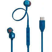 JBL Écouteurs intra-auriculaires Tune 310 C avec port USB-C, microphone et audio haute définition