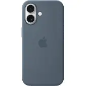 Apple Coque en silicone avec MagSafe pour iPhone 17 - Anchor Blue