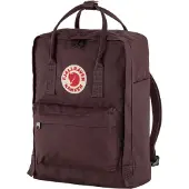 Fjällräven Sac à dos 'Kånken' aubergine / rouge / blanc