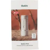 OutIn Broyeur à café électrique portable - - Fino - Meules coniques 38 mm - 28 niveaux - Batterie 2x1000 mAh
