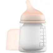 Suavinex Zero Tétine Anti-Colique pour Biberon Mix Silicone pour Allaitement 180 ml