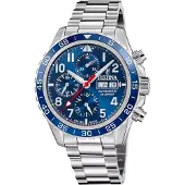 Festina Montre à affichage analogique bleu