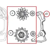 Sram Jeu De Galets De Dérailleur De Vélo Rival E-tap Axs