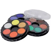 Koh-I-Noor Aquarellfarben in 18 runden Farben