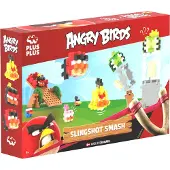 Plus plus Jeu de construction , 300 pièces, Angry Birds avec lance-pierre