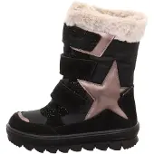 Superfit Bottes de neige 'Flavia' crème / rosé / noir
