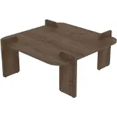 CALICOSY - Table basse carrée aux bords arrondis L90 cm NOMA