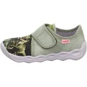Superfit Pantoufle 'BUBBLE' marron / vert / vert pastel / vert foncé
