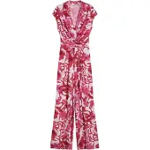 Bonprix Combinaison rose / rouge / blanc