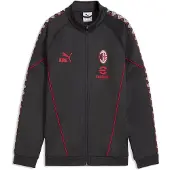 Puma Veste de survêtement 'AC Milan King Anthem' gris foncé / rouge / blanc