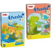 Haba Jeux ' Puzzle-Set mit Holzfiguren ' mélange de couleurs