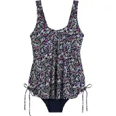Bonprix Maillot 1 pièce froncé sur les côtés