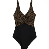 Bonprix Maillot de bain moka / noir