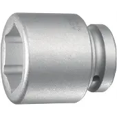 ASW Jeu d'emb.de clé à douille forte démult. 750 1 po. 6 pans ouv. de clé 34 mm L. 62 mm (34 mm)