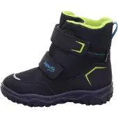 Superfit Bottes de neige 'Husky' bleu marine / azur / pomme