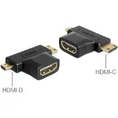 DeLOCK Adaptateur HDMI vers Mini-HDMI et Micro-HDMI -