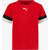 Puma T-Shirt fonctionnel 'TeamRise' rouge / noir / blanc