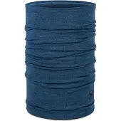 Buff Merino Midweight Neck Warmer Bleu