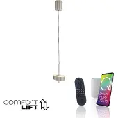 Paul Neuhaus Lampe suspendue Q-ROTATE, à 1 bras, en aluminium, réglable en hauteur, compatible domotique, ZigBee, 2700–5000 K, référence 2247-95