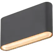 SLV Spot mural LED Oval 14 Haut et bas - noir