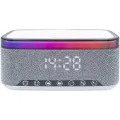 Denver CRQ-225 Uhrenradio m. BT/Wireless Charger 15W