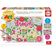 Educa Fleurs Magic Art Number