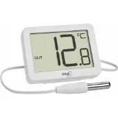 TFA Digitales Innen-Aussen-Thermometer, Thermomètre + hygromètre, Blanc