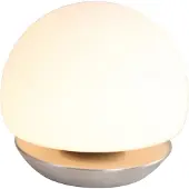 Steinhauer Lampe de table Ancilla 17 cm gris métallisé
