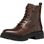 Geox Bottines à lacets brun foncé