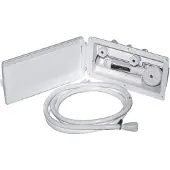 Attwood Douche sur le pont arrière Blanc Blanc One Size