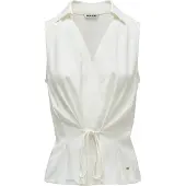 Salsa Jeans 21012152 Sleeveless Blouse Blanc XS Femme