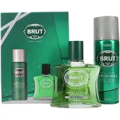 BRUT Coffret cadeau 100ml aftershave + 200ml déodorant spray