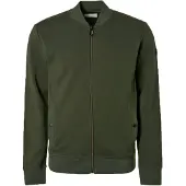 No-excess Vestes en maille vert foncé