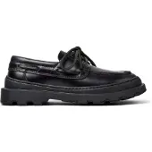 Camper pour femme. K201840-002 Mocassins en cuir Brutus+ noir (38), Plat, Aucun, Casuel