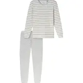 Schiesser Pyjama gris argenté