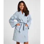 Hunkemoller Peignoir court bleu clair