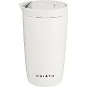 Chiato Mug isotherme Home dailySIP Milk White – 350 ml, blanc