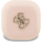 GUESS Ecouteurs sans fil TWS 4G Metal Logo rose